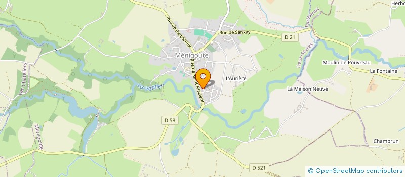 localisation de l'entreprise JOBE DU CAFE  MENIGOUTE