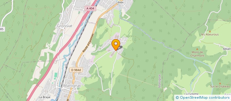 localisation de l'entreprise JOBEL  MARTIGNAT