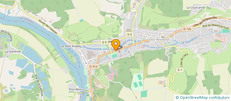 localisation de l'entreprise JOBER à LES ANDELYS