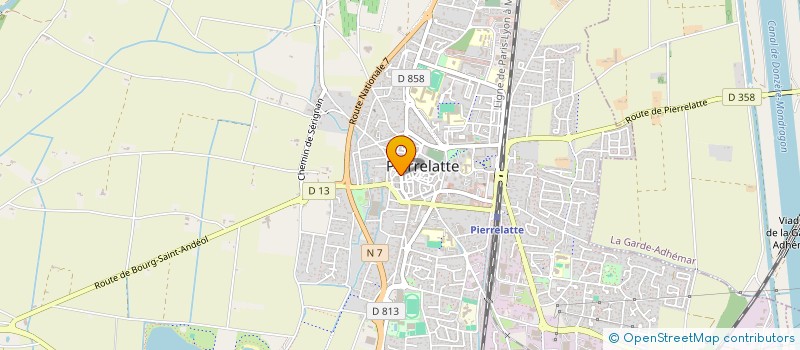 localisation de l'entreprise JOBERT IMMO  PIERRELATTE