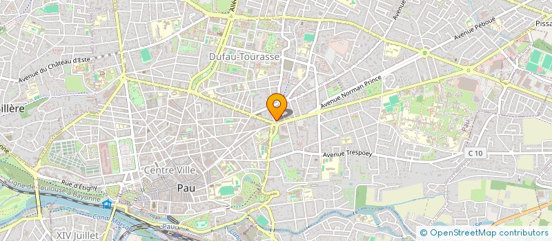 localisation de l'entreprise JOBINET à PAU