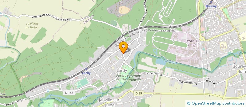 localisation de l'entreprise JOBIO à LARDY