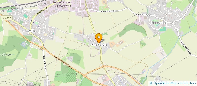 localisation de l'entreprise JOBISSIM  ENNEVELIN