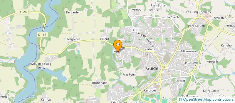 localisation de l'entreprise JOBOB  GUIDEL