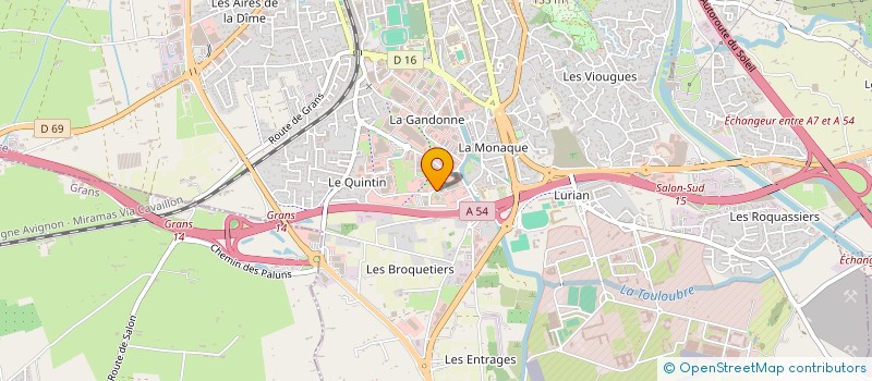 localisation de l'entreprise JOBOIS à SALON-DE-PROVENCE