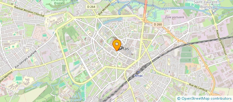 localisation de l'entreprise JOBOIS DES RECOLLETS à ARRAS