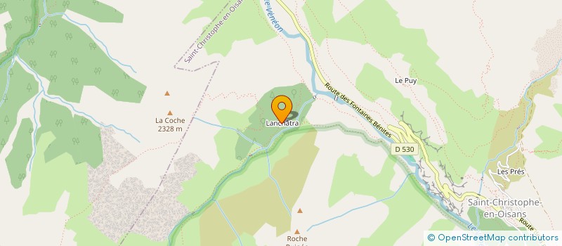 localisation de l'entreprise JOBRI à LES DEUX ALPES