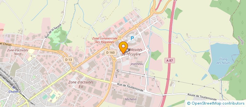 localisation de l'entreprise JOBRI à CHOLET