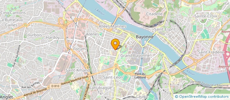 localisation de l'entreprise JOBS IMMO à BAYONNE