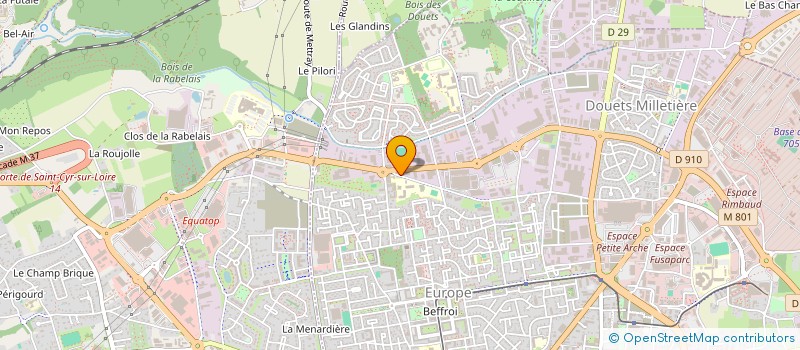 localisation de l'entreprise JOBSOURCE MEDICAL à TOURS