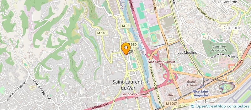 localisation de l'entreprise JOBVISOR à SAINT-LAURENT-DU-VAR