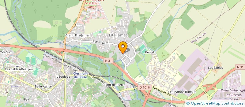 localisation de l'entreprise JOC  FITZ-JAMES