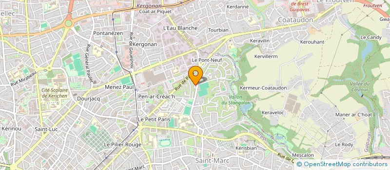 localisation de l'entreprise JOCABIO à BREST