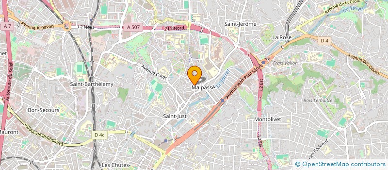 localisation de l'entreprise JOCAMATEL à MARSEILLE