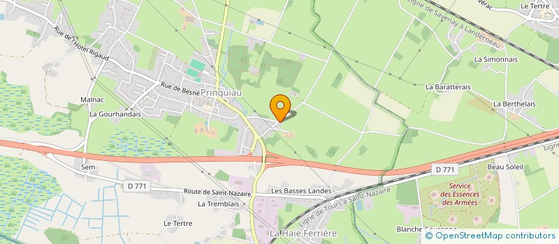 localisation de l'entreprise JOCAR  PRINQUIAU