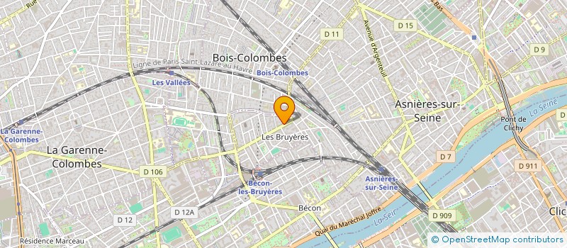 localisation de l'entreprise JOCARELIMO à ASNIERES-SUR-SEINE