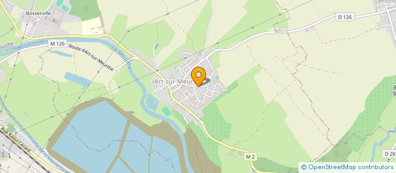 localisation de l'entreprise JOCAVE EVENT  ART-SUR-MEURTHE