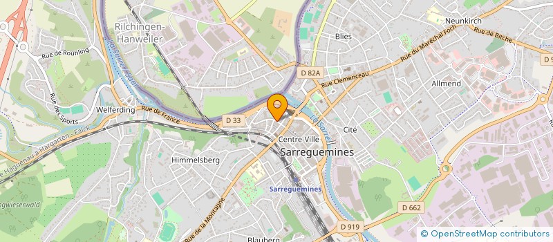 localisation de l'entreprise JOCAYA à SARREGUEMINES