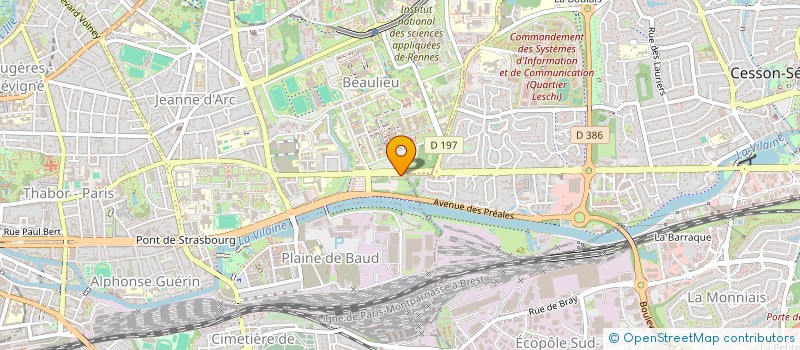 localisation de l'entreprise JOCE  RENNES