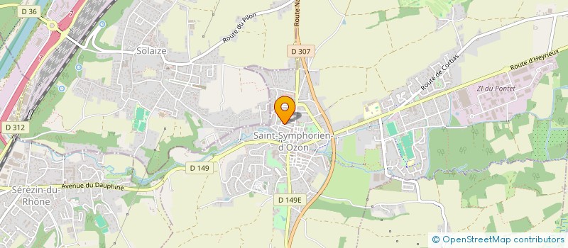 localisation de l'entreprise JOCE IMMO  SAINT-SYMPHORIEN-D'OZON