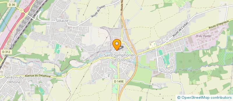 localisation de l'entreprise JOCE INVEST  SAINT-SYMPHORIEN-D'OZON