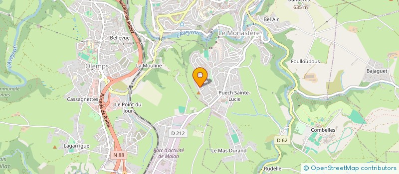 localisation de l'entreprise JOCEA INVESTISSEMENT  LE MONASTERE