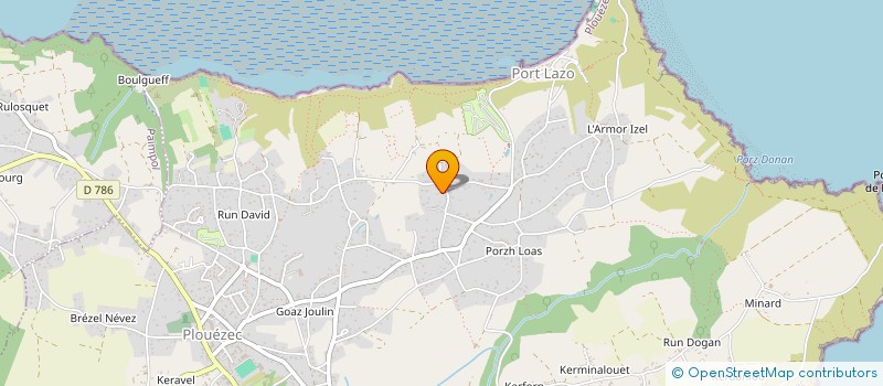 localisation de l'entreprise JOCEANE  PLOUEZEC