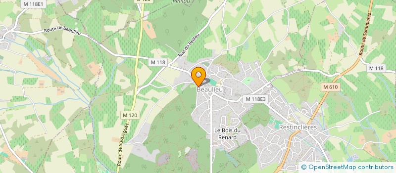 localisation de l'entreprise JOCEANE  RESTINCLIERES