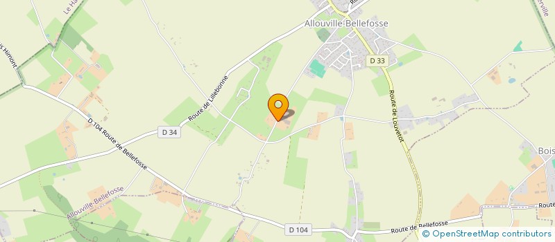 localisation de l'entreprise JOCELAURE  ALLOUVILLE-BELLEFOSSE