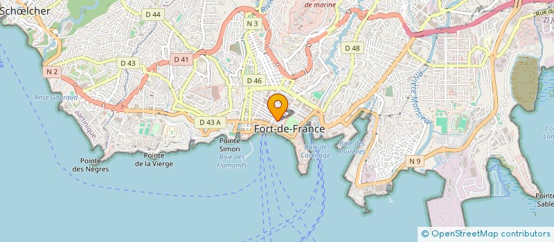 localisation de l'entreprise JOCELIA à FORT-DE-FRANCE