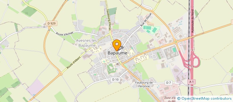 localisation de l'entreprise JOCELYN PLESSIET AGENCE CONSEIL EN IMMOBILIER  BAPAUME