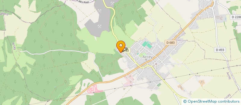 localisation de l'entreprise JOCELYN RENARD ASCENSEURS ET AUTOMATISMES  ARCEY