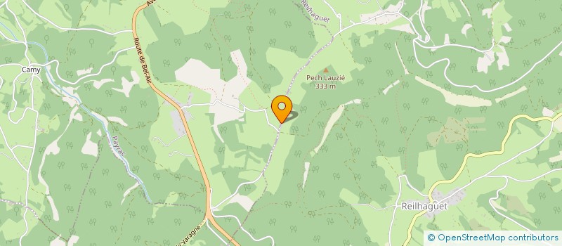 localisation de l'entreprise JOCHRIS  REILHAGUET