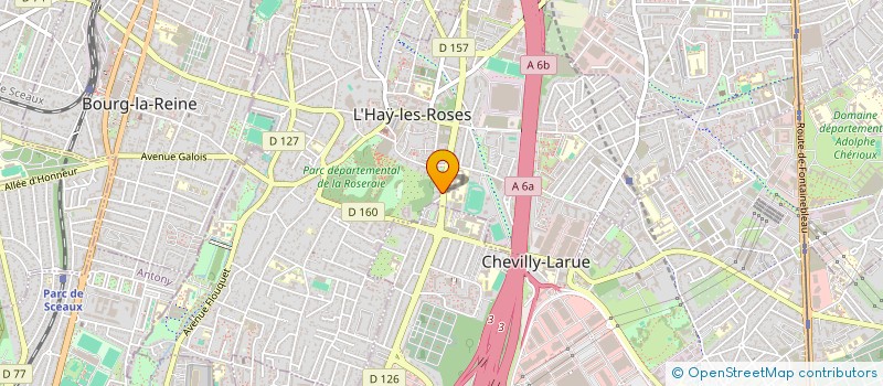 localisation de l'entreprise JOCIBEL  L'HAY-LES-ROSES