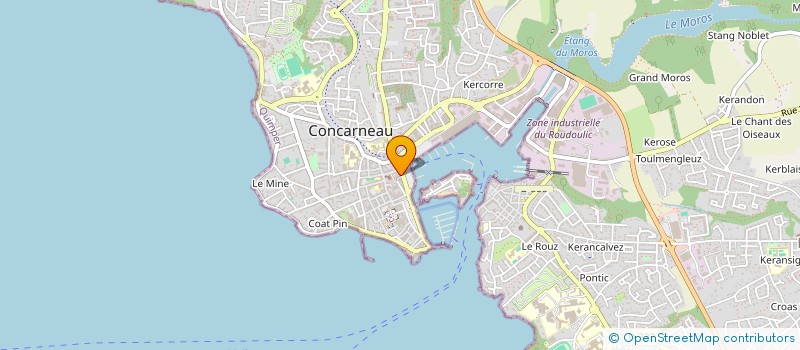 localisation de l'entreprise JOCKEY BAR  CONCARNEAU