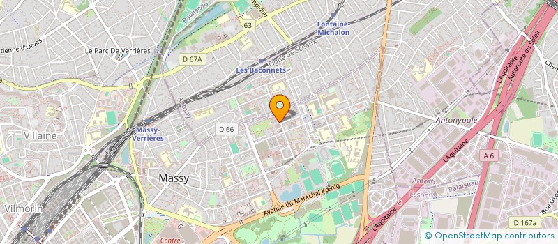 localisation de l'entreprise JOCKEY CLUB à MASSY