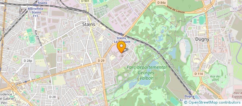 localisation de l'entreprise JOCKOVIC à STAINS