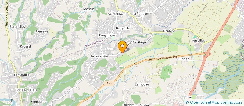 localisation de l'entreprise JOCO à PETIT-BOURG