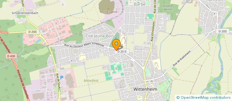 localisation de l'entreprise JOCO  WITTENHEIM