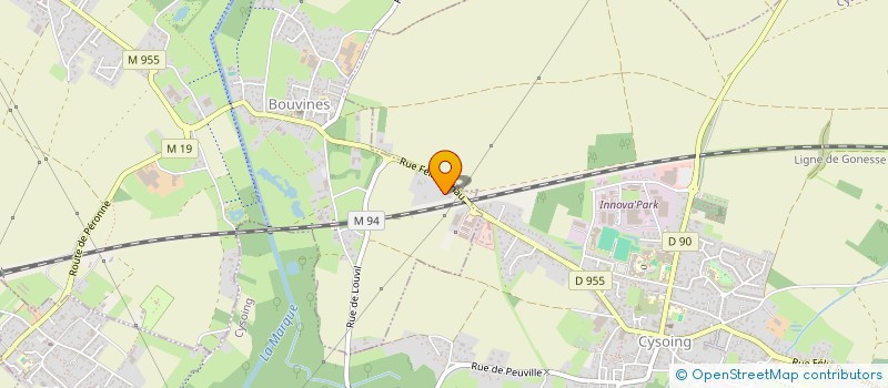 localisation de l'entreprise JOCO PICKLEBALL  BOUVINES