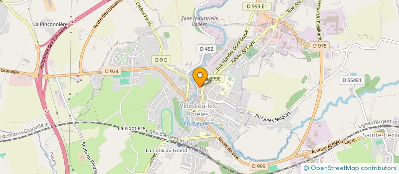 localisation de l'entreprise JOCONDE  VILLEDIEU-LES-POELES-ROUFFIGNY