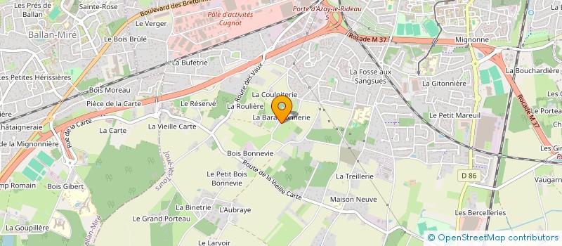 localisation de l'entreprise JOCONDI-JOCONDA à JOUE-LES-TOURS