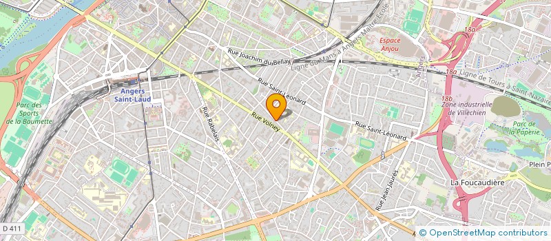 localisation de l'entreprise JOCUS CIE à ANGERS