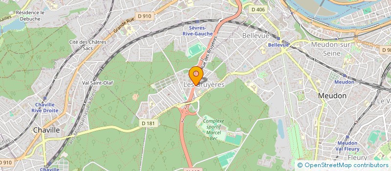 localisation de l'entreprise JOD 24 à SEVRES