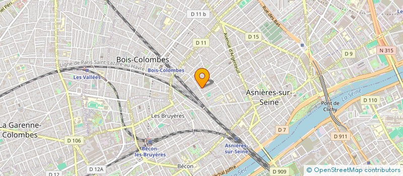 localisation de l'entreprise JOD à ASNIERES-SUR-SEINE