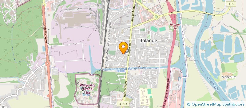 localisation de l'entreprise JOD à TALANGE