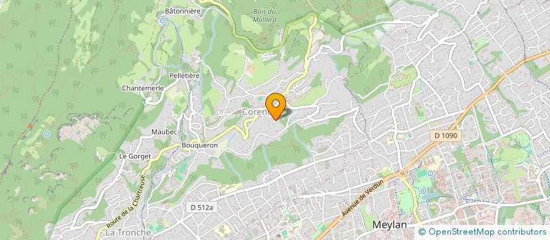 localisation de l'entreprise JOD  CORENC