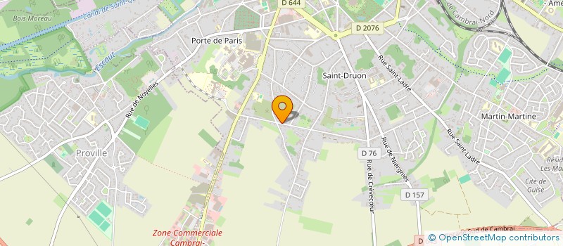 localisation de l'entreprise JOD INVEST à CAMBRAI
