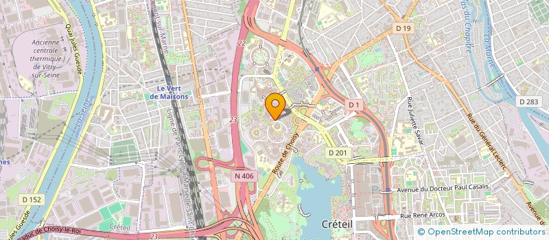 localisation de l'entreprise JODA à CRETEIL