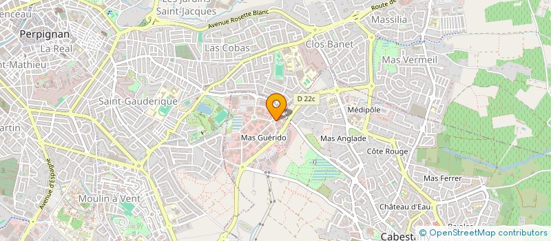 localisation de l'entreprise JODA MEDITERRANEE  CABESTANY